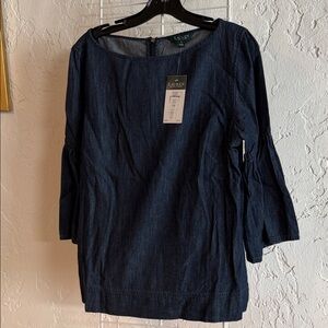 Lauren Ralph Lauren denim top